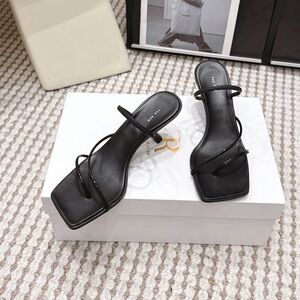 The Row Women’s Black Sandals